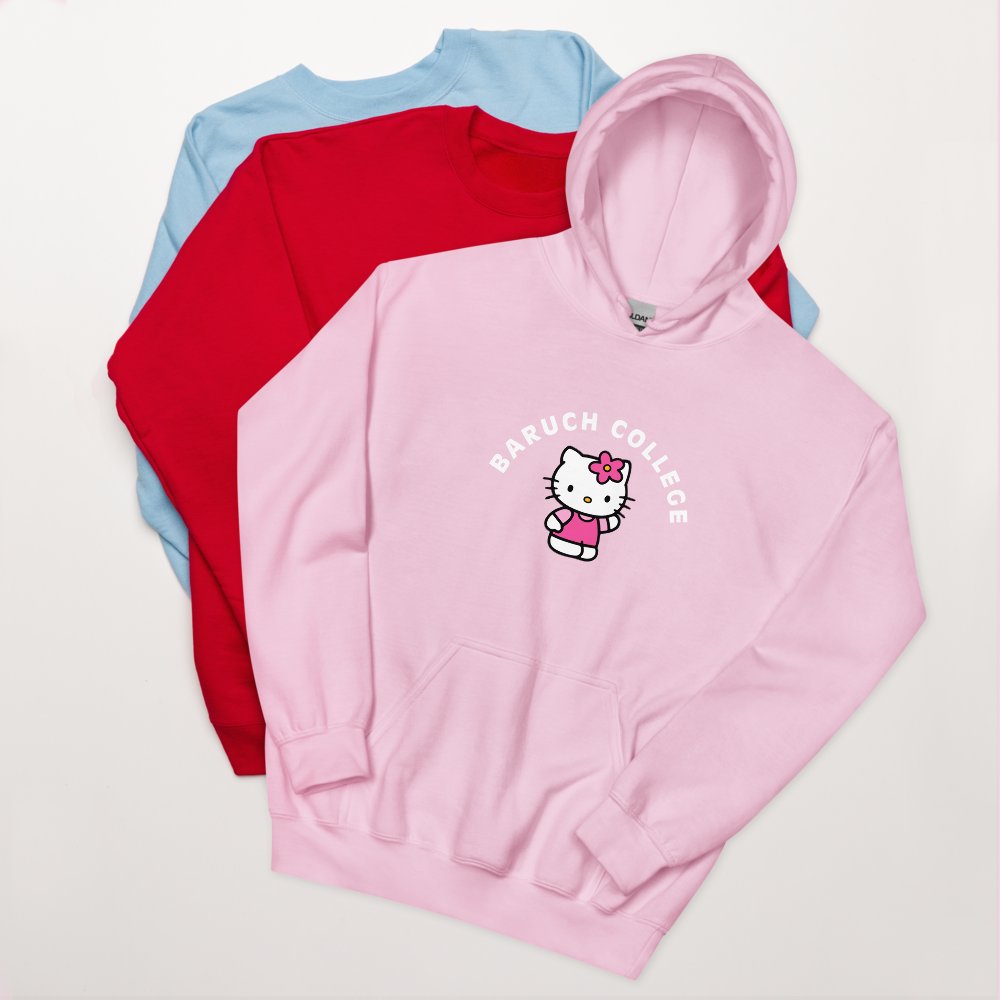 Baruch College X Bowtique Sanrio Hello Kitty Hoodie